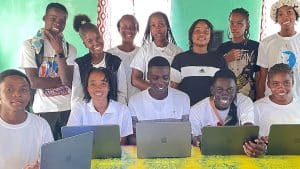 Students in the Computer Lab Cropped